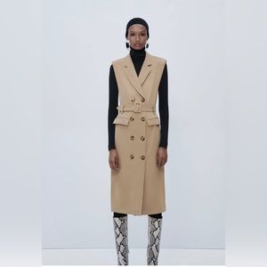 NWT Zara Trench Dress